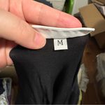 Bryn Walker  Black Scoop Neck Long Sleeve Shirt Size Medium Photo 4