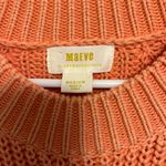 Maeve Anthropologie  Mackenzie Chunky Knit Sweater‎ in Coral Size Medium Photo 4