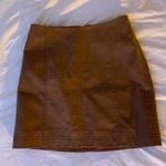 Free People Leather Skirt Photo 0