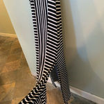 Max Studio Long Striped Tank Stretch Maxi Dress Rayon Spandex Women’s Size L Photo 5