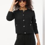 NWT JCrew Cotton lady jacket cardigan sweater black Sz Med Sold Out Photo 0