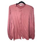 Boden Blouson Satin Sleeve Shirt Blouse Rose Pink Plus Size 20/22 Photo 1