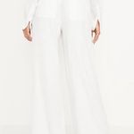Old Navy  Linen Pants Women Plus 2X White High Rise Wide Leg Drawstring Lagenlook Photo 8