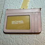 Michael Kors   MK Small Coin Purse ID Pouch Keychain Ring Fob Wallet Powder Blush Photo 1