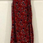 Francesca's COPY - Francesca’s Red and Blue Floral Shift Dress Photo 0