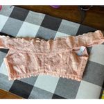 Free People Intimately Free Peach Lace Off the Shoulder Bra Top Photo 2