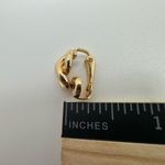 Christian Dior Dior‎ Vintage Link Gold Tone Clip On Earrings Photo 10
