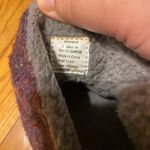 LL‎ Bean Cozy Knit Slip On Slipper Booties Purple Gray Womens Size 9 504633 Photo 4