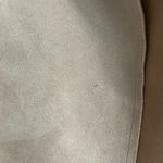 Women’s Suede Tan Trench Coat Jacket Size Small Photo 3