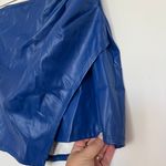 Windsor Blue Leather Skort Photo 4
