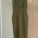 Guess  Green Sheath Midi Dress Square Neck
Snap Front Lana Sweater Desss Photo 6