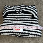 Charles Jeffrey ‘Loverboy’ Black & White Striped Adult Winter Hat Multiple Photo 4