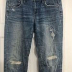 White House | Black Market WHBM girlfriend distressed ripped jeans size 2 low rise Photo 1