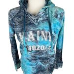 MV Sport Blue Tie Dye "Maine" Hoodie Size S Photo 1