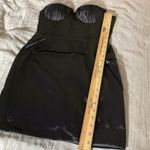 Naked Wardrobe  The Statement Ruched Black Strapless Bodycon Mini Dress Formal S Photo 14