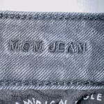 American Eagle Stretch Women's AE Black Wash Denim High Rise Mom Jean 00 long Photo 4