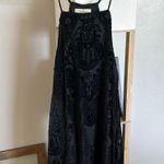 Francesca's Black Velvet Dress Photo 0