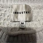 Industry Republic Clothing crop knit oversized cream colored sweater size medium Photo 3
