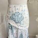 Cami NYC  Bronte Printed Blue And White High Low Skirt In Resort Bandana Photo 2