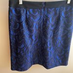 Blue and black miniskirt Size 4 Photo 1