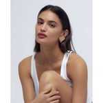 Heaven Mayhem Amour Earrings in Gold New Womens Heart Jewelry Photo 7