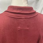 Lou & grey  Signaturesoft Plush Quarter Zip Pullover Sweatshirt Women XL Burgundy Photo 3