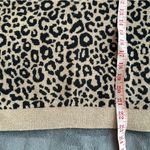 Abercrombie & Fitch Pull Over V Neck Animal Print Sweater Size Medium Photo 5