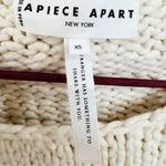 Apiece Apart 100% cotton handknit oversized Elena sweater in cream NWT Photo 6