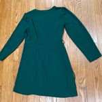 Topshop  Dark Green Long Sleeve Dress Photo 12