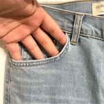 Current/Elliott Current Elliott Womens Jeans Denim Kick Boot Crop Button Fly Undone Hem Size 26 Photo 4