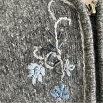 Dress Barn Silk Blend Beaded Floral Cardigan Winter Soft Classic Cottage Whimsy Grandma βοΈ Photo 1