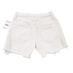 Free People  Makai Cutoff Short White Denim Distressed Size 24 NWT Photo 5