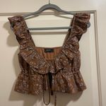 Therapy Boutique Ruffle Crop Top Photo 0