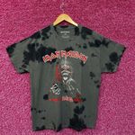 Iron Maiden a Real Dead One Gray Tie Dye Tshirt Size Medium Photo 0