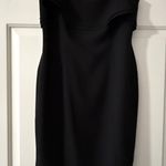 Karl Lagerfeld Little Black Dress Flouncy Ruffle Bust Sheath Cocktail Dress Sz 6 Photo 0