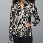 Lululemon Scuba Hoodie II Great Granite Black Mojave Tan Printed Hoodie Size 8 Photo 3