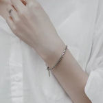 Boutique NEW Box Chain Bracelet, Hook Clasp, Minimalist 925 Sterling Silver Photo 0