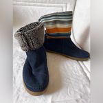 Wrap Boots. Toms Wrap Boots. Blue/ colorful W8.5 Comfy lightweight bootie Photo 13