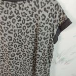 Lucky Brand  Gray Animal Print Pajama Shirt Photo 5