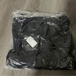 Nookie Revolve  Medea V Neck‎ Bodycon Halter Midi Dress in Black NEW Photo 6