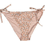 Aerie  Floral‎ Print Side Tie Cheeky Bikini Bottoms XL NWT Photo 0