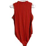 Heart & Hips Striped Red Bodysuit Red Size L Photo 1