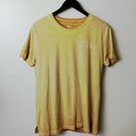 Victoria's Secret Pink T Shirt Bleached Hombre Style Graphic Tee Cotton Yellow S Photo 6