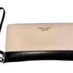 Kate Spade Two-Tone Black and Cream Wristlet Photo 0
