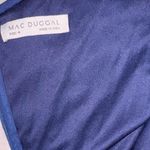 Mac Duggal NWOT  navy blue FLORAL EMBELLISHED HALTER GOWN  16 Photo 7