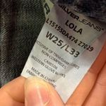 Silver Jeans Womens Denim Blue Jeans Lola Flare Leg Distressed Dark Wash W25 L33 Photo 9