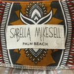 Sibella Mikesell Size M Orange White Gray Tribal Print 3/4 Sleeve Sheath Dress Size M Photo 4