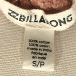 Billabong Vintage  Dusty Pink Ruffled Tiered Tube  Crop Top Lace Trim Womens S Photo 6