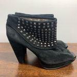 Kenneth Cole Women's Slip On Studded Heeled Ankle Boots Black Size 7.5 Photo 1