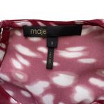 Maje Rivole Imprime Asymmetrical Midi Dress Size Small Photo 9